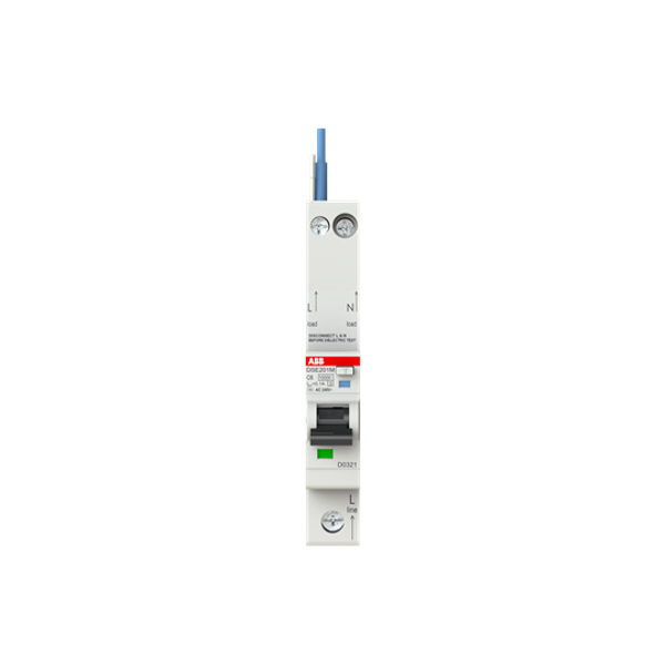 DSE201 M C6 AC100 - N Blue Residual Current Circuit Breaker with Overcurrent Protection image 3