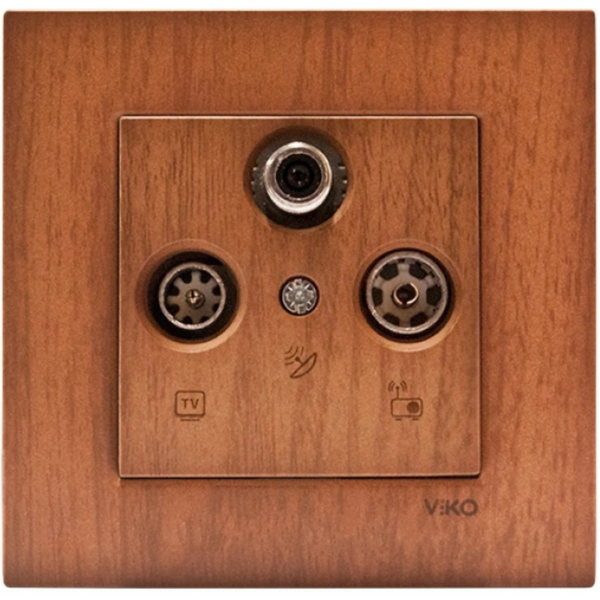 Novella Walnut Tree Sat Socket Trans (Sat-TV-Rd) (13dB) image 1