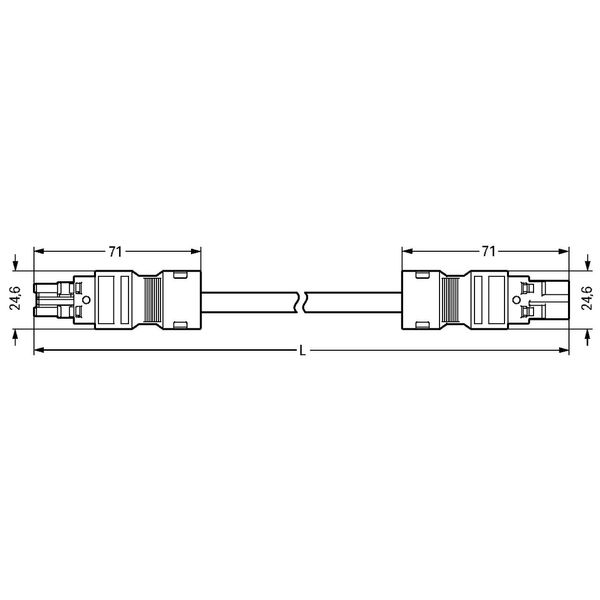 pre-assembled connecting cable Eca Distribution connector with phase s image 5