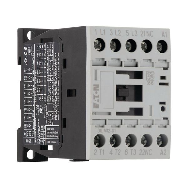 Contactor, 3 pole, 380 V 400 V 5.5 kW, 1 NC, 42 V 50/60 Hz, AC operation, Screw terminals image 16