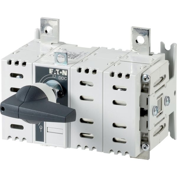 DC switch disconnector, 160 A, 2 pole, 2 N/O, 2 N/C, with grey knob, service distribution board mounting image 3