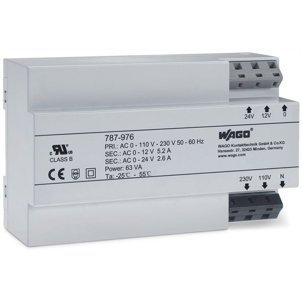 Transformer power supply Input voltage: 230 VAC Output voltage: 12 … 2 image 2
