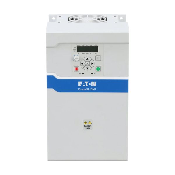 Variable frequency drive, 600 V AC, 3-phase, 22 A, 15 kW, IP20/NEMA0, Radio interference suppression filter, 7-digital display assembly, Setpoint pote image 28