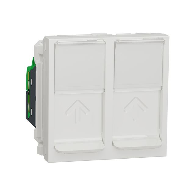 RJ45 DOUBLE CAT5 UTP OUTLET 2MOD image 2