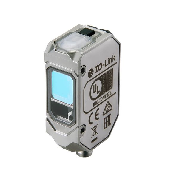 Photoelectric sensor, rectangular housing, stainless steel, red laser image 3