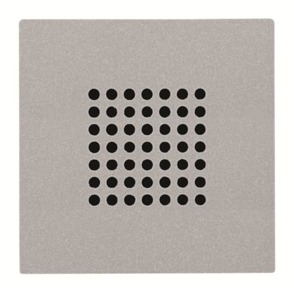 N2229 PL Cover plate for 2" loudspeaker - Silver image 1
