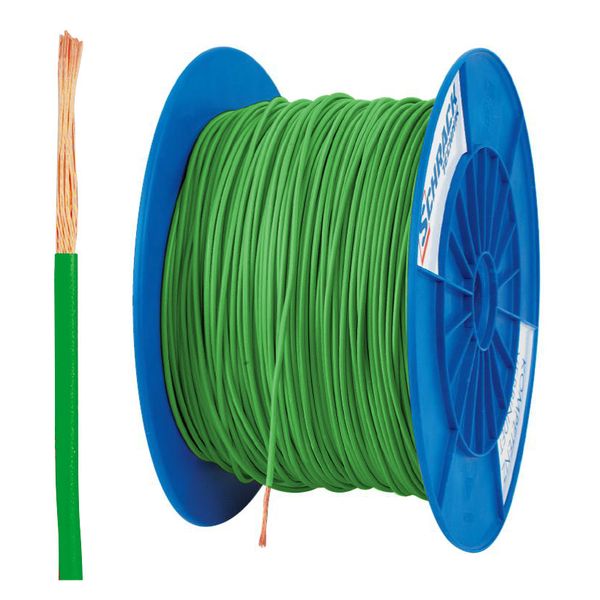 PVC Insulated Single Core Wire H05V-K 0.5mmý green (coil) image 1