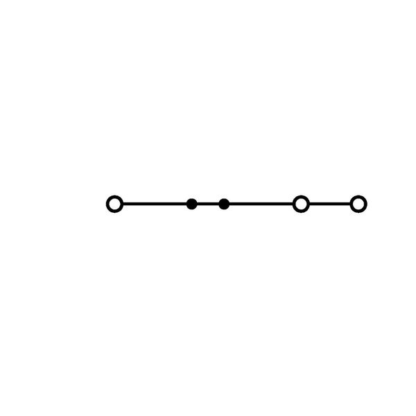 3-conductor through terminal block with lever and push-button 2.5 mm² image 3