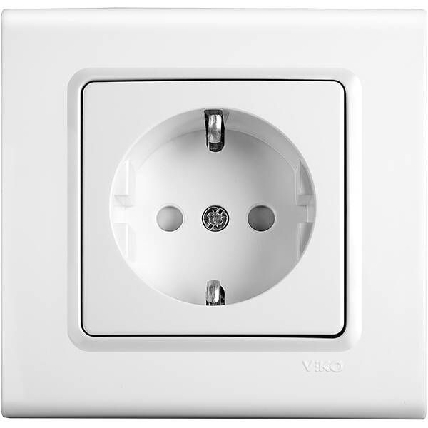 Linnera-Rollina Q C Child Protected Earthed Socket White image 1