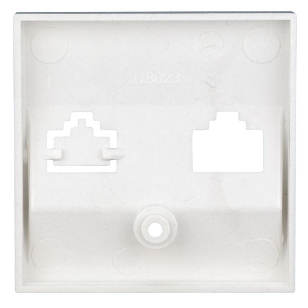 Cover for single data sockets, silver image 2