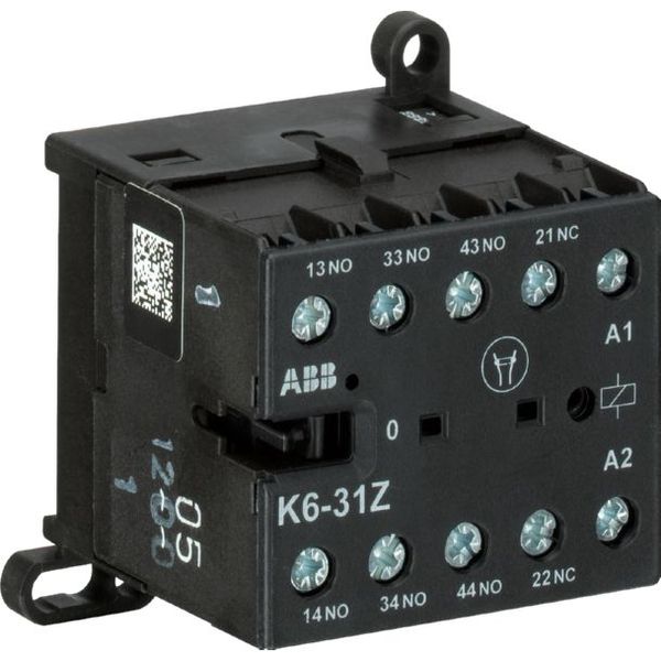 K6-31Z-85 Mini Contactor Relay 380-415V 40-450Hz image 1