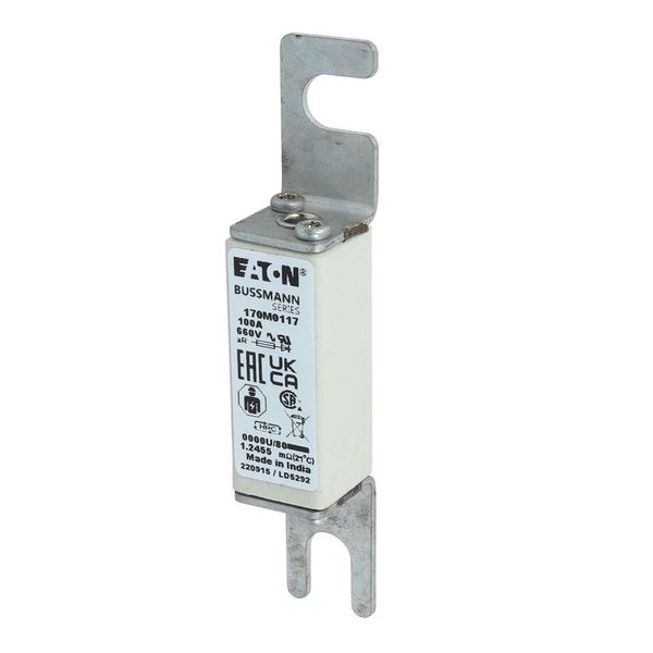 Fuse-link, high speed, 20 A, AC 660 V, size 0000, 18 x 19 x 100 mm, gR, UL, visual indicator image 7