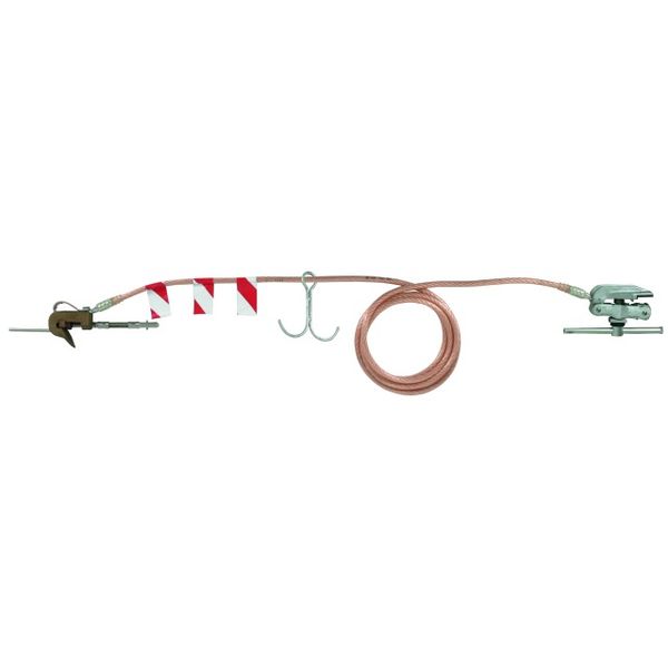EaS device 50 mm² L 12 m with hook and rail terminal, tommy bar image 1