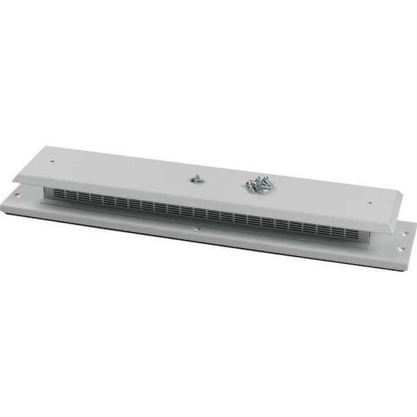 Top plate for OpenFrame, ventilated, W=425mm, IP31, grey image 2