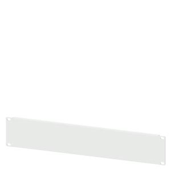 SIVACON, cover, for 19" frame, 2 HU, RAL7035 image 1