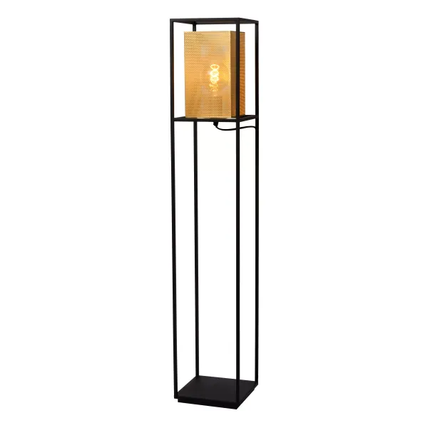 SANSA Floor lamp 1xE27/40W Black/Gold image 1