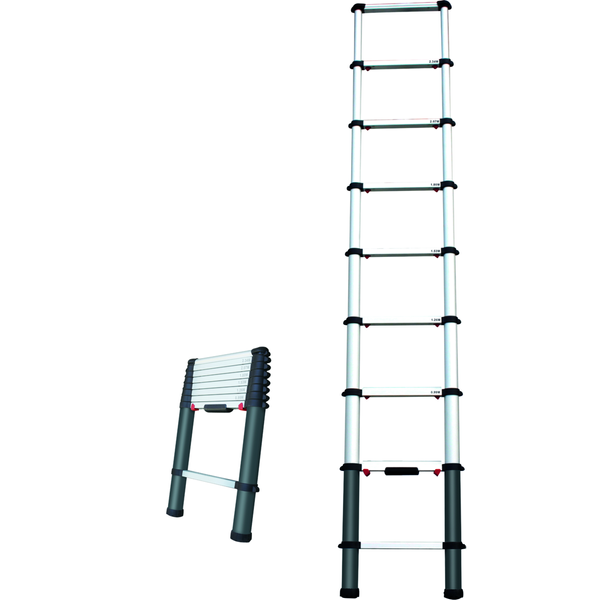 Telescopic ladder aluminum 2.6 m image 1