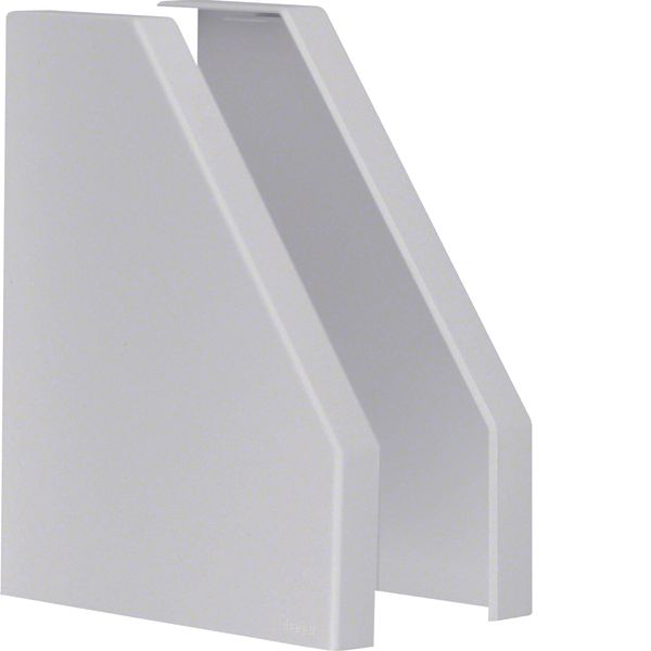 endcap pair overlapping for spreader box trunking 230x191 light grey image 1