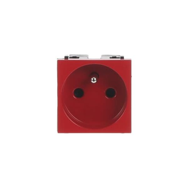 N2287.6 RJ Socket outlet FR Red - Zenit image 1
