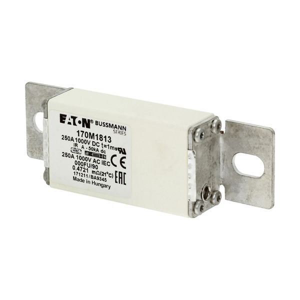 Fuse-link, high speed, 250 A, DC 1000 V, size 000, 24 x 36 x 115 mm, aR, IEC image 9