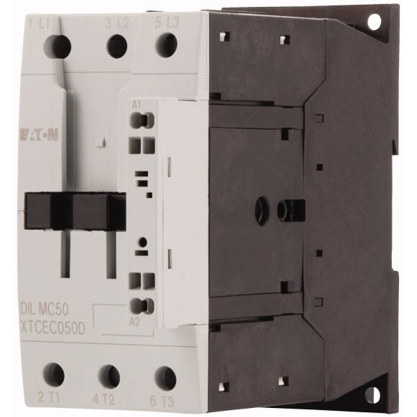 Contactor, 3 pole, 380 V 400 V 22 kW, 110 V 50 Hz, 120 V 60 Hz, AC operation, Spring-loaded terminals image 3