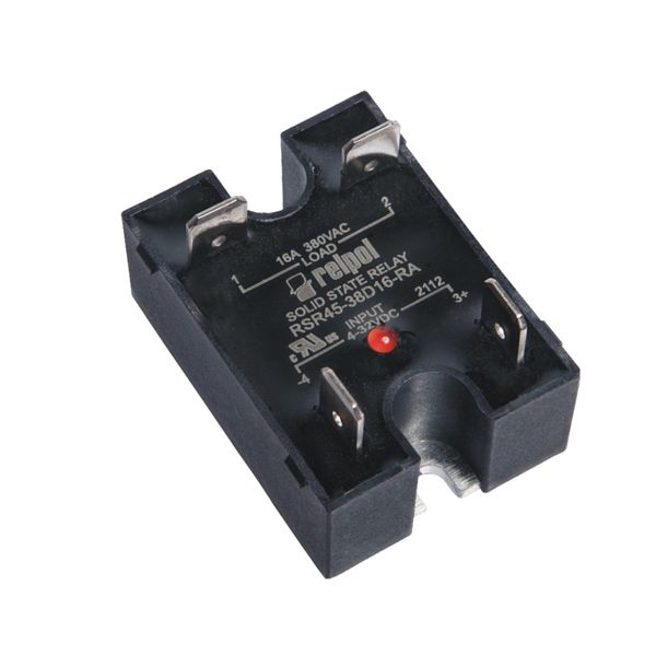 Mini single phase quick-connect SSR; load current at 25A;  input 4-32VDC image 2