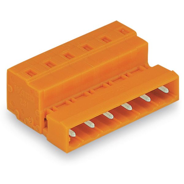 1-conductor male connector CAGE CLAMP® 2.5 mm² orange image 3