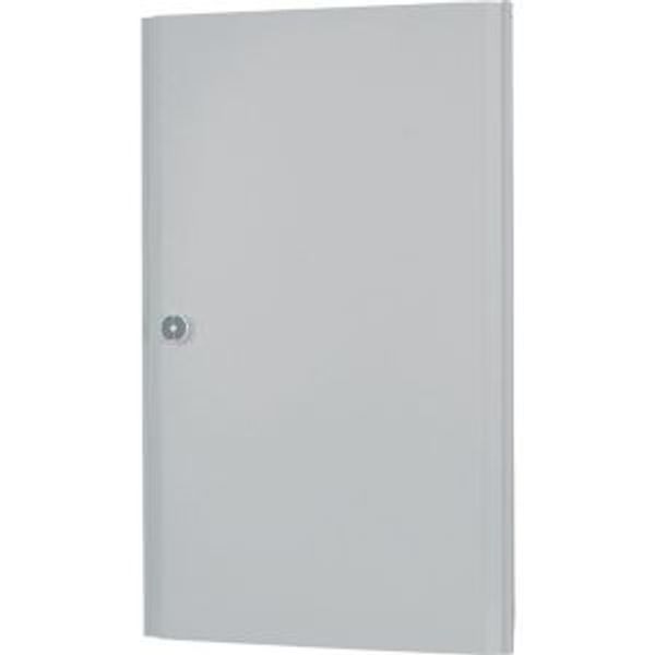 Sheet steel door with rotary door handle HxW=1000x600mm image 1