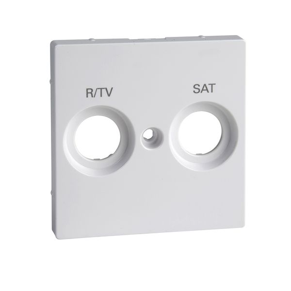 Cen.pl. marked R/TV+SAT f. antenna sock.-out., active white, glossy, System M image 4