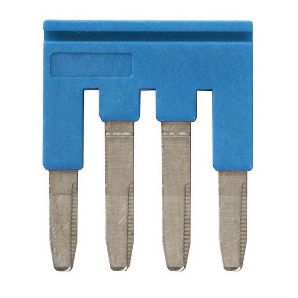 Short bar for terminal blocks 2.5 mm² push-in plus models, 4 poles, bl image 3