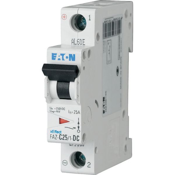 Miniature circuit breaker (MCB), 40 A, 1p, characteristic: C, DC image 4