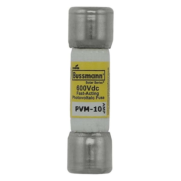 Eaton Midget Fuse, Photovoltaic, 600 Vdc, 50 kAIC interrupt rating, Fast acting class, Fuse Holder and Block mounting, Ferrule end X ferrule end connection,20A current rating,50 kA DC breaking capacity, .41 in dia image 7