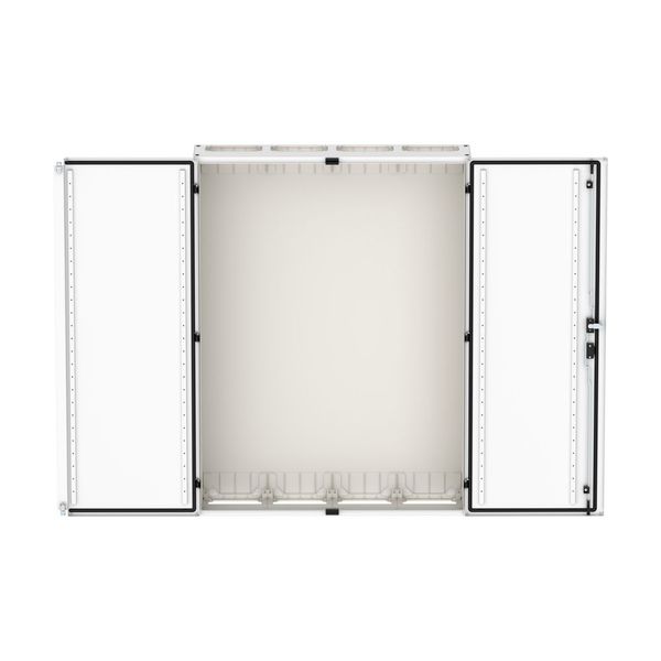 Wall-mounted enclosure EMC2 empty, IP55, protection class II, HxWxD=1400x1050x270mm, white (RAL 9016) image 5