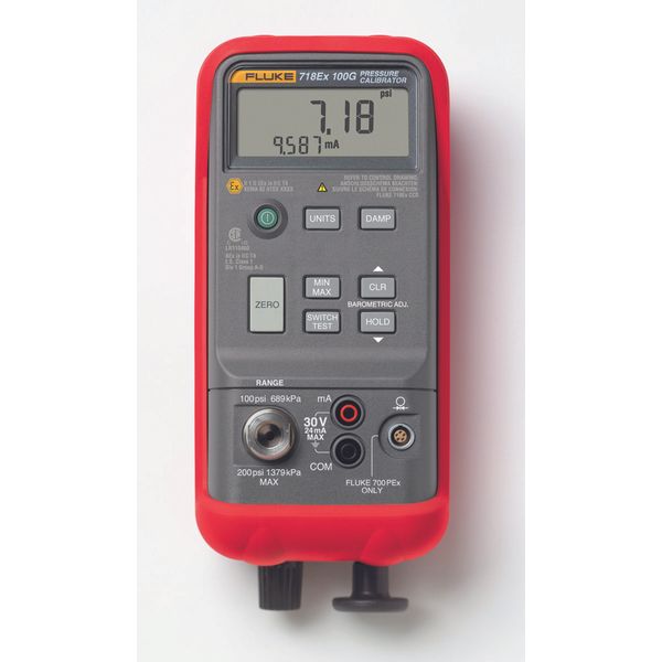 FLUKE-718EX 30 Intrinsically Safe Pressure Calibrator (2 bar) image 1
