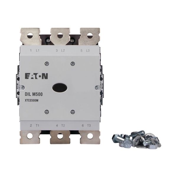 Contactor, 380 V 400 V 265 kW, 2 N/O, 2 NC, RAC 500: 250 - 500 V 40 - 60 Hz/250 - 700 V DC, AC and DC operation, Screw connection image 7