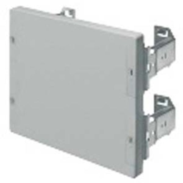 BLANK COVER PANEL - FAST AND EASY - 2 MODULE HIGH - FOR BOARDS B=405MM - GREY RAL 7035 image 2