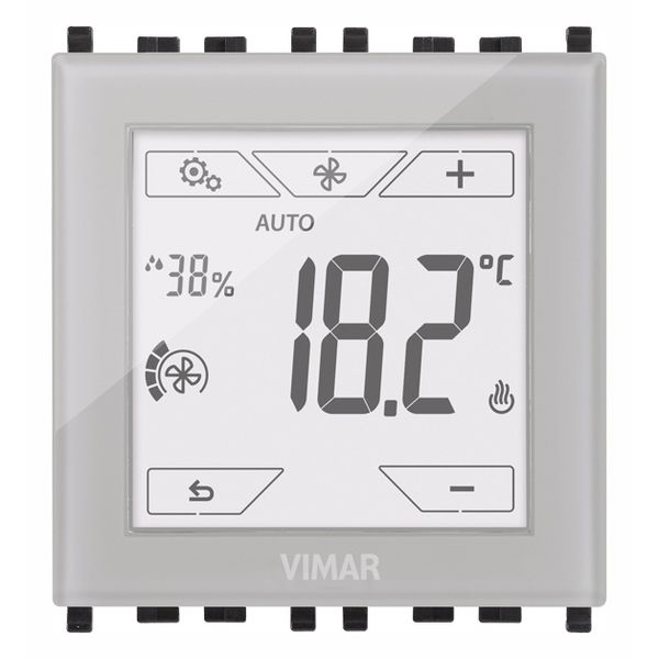 Domotic touch-thermostat 2M neutral image 1