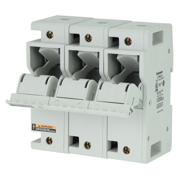 Fuse-holder, low voltage, 60 A, AC 600 V, DC 600 V, UL Class J, 120 x 83 x 125 mm, 3P, UL, CSA image 26