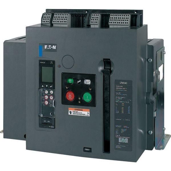 Circuit-breaker, 4 pole, 1600A, 105 kA, Selective operation, IEC, Fixed image 3