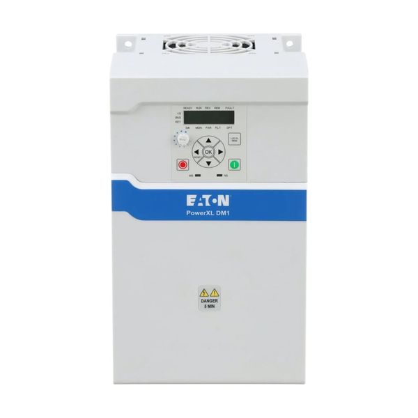 Variable frequency drive, 230 V AC, 3-phase, 32 A, 7.5 kW, IP20/NEMA0, Radio interference suppression filter, 7-digital display assembly, Setpoint pot image 4