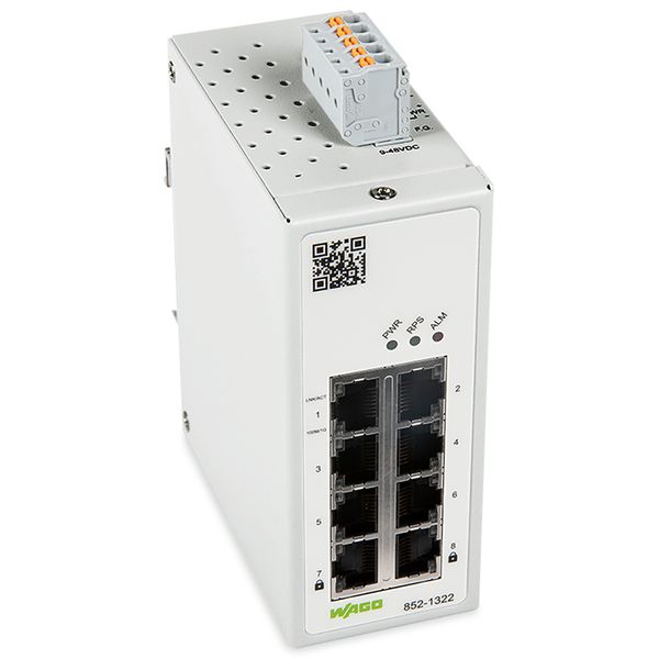 Industrial-Managed-Switch 8-Port 1000BASE-T MAC Security image 2