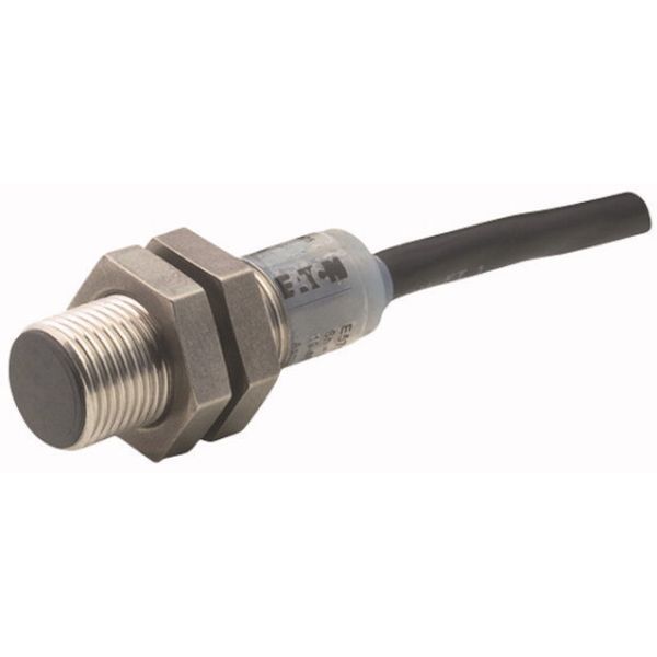 Proximity switch, E57 Premium+ Short-Series, 1 NC, 2-wire, 40 - 250 V AC, 20 - 250 V DC, M12 x 1 mm, Sn= 4 mm, Non-flush, NPN/PNP, Stainless steel, 2 image 1