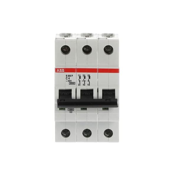 S203P-C4 Miniature Circuit Breaker - 3P - C - 4 A image 5