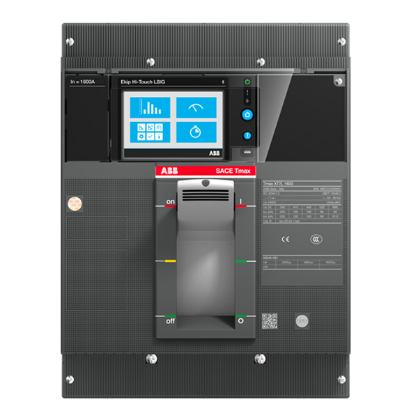 XT7X 1250 Ekip Touch Meas.LSI 1250 3pole fixed execution front termina image 1