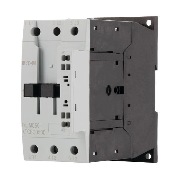 Contactor, 3 pole, 380 V 400 V 22 kW, 110 V 50 Hz, 120 V 60 Hz, AC operation, Spring-loaded terminals image 12