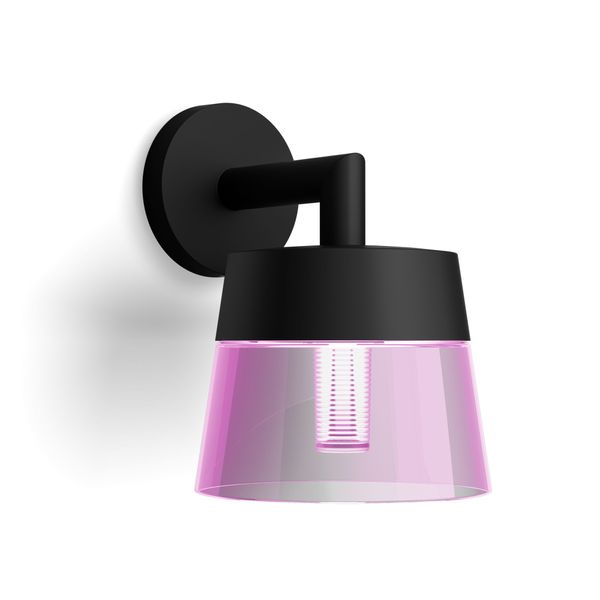 Attract Hue WACA EU wall lantern Black 1 image 1