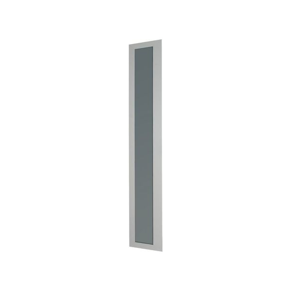 Transparent door (sheet metal), left-hinged, internal locking, IP55, HxW=2030x405mm image 3