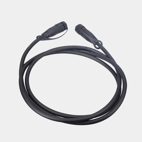 DMX 48V cable with waterproof tongue and groove connectors (1 m) image 1