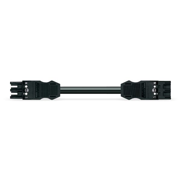 pre-assembled interconnecting cable B2ca Socket/plug black image 2