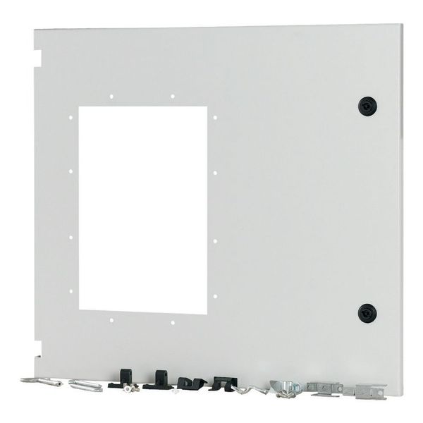 Front door for IZMX16, withdrawable, HxW=550x600mm, IP55, grey image 3